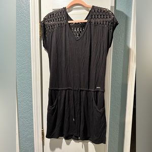 Calvin Klein swim cover up/little black beach dress size S/M